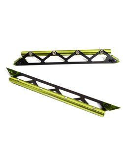INT-C30195GREEN Machined Side Protection Nerf Bars for Traxxas 1/10 Maxx Truck 4S