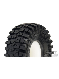 PRO-1146-12 Flat Iron 2.2" M3 (Soft) Rock Terrain Truck Tires w/Memory Foam for Front or Rear 2.2" Crawler