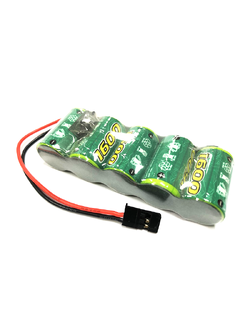 ACE1600Flat NiMH RX Flat Receiver Batteries 1600 mAh. 6V