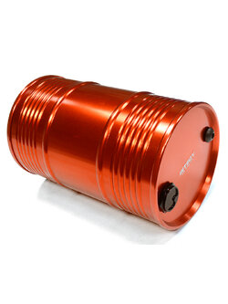 INT-C26128RED Realistic Billet Machined 1/10 Scale 55 Gallon Drum / Container / Barrel