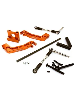INT-C28432ORANGE Front Sway Bar Anti-Roll Bar Set for Traxxas X-Maxx 4X4