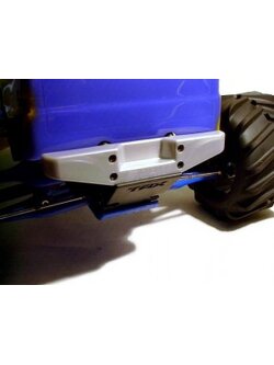 RPM-80096 Rear Step Bumper for the Traxxas T-Maxx & E-Maxx – Silver
