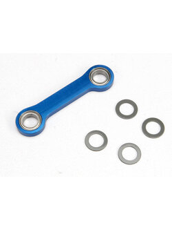 5542X Drag link, machined 6061-T6 aluminum (blue-anodized)/ 5x8x2.5 ball bearing (2)