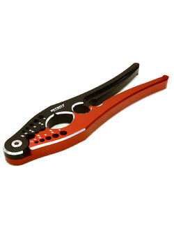 INT-C27138BLACKRED Billet Machined Maintenance Shock Shaft Pliers
