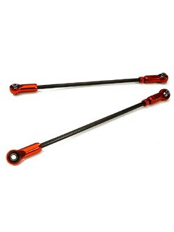 INT-C28620RED Alloy Rear Upper Adjustable Suspension Links for 1/7 Unlimited Desert Racer