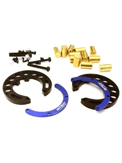 INT-C27939BLUE Portal Axle Counterweight Add-On (2) for Traxxas TRX-4 Scale & Trail Crawler