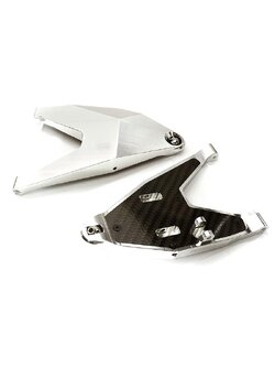 INT-C28607SILVER Machined Front Lower Suspension Arms for Traxxas 1/7 Unlimited Desert Racer