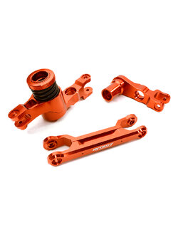 INT-C26944RED Billet Machined Steering Bell Crank Set for Traxxas X-Maxx 4X4