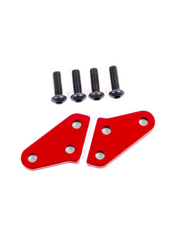 9636R Steering block arms (aluminum, red-anodized) (2) (fits #9635 series & 9637 series steering blocks)