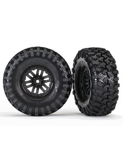 8272 Tires & wheels, assembled, glued (TRX-4® 1.9" wheels, Canyon Trail 4.6x1.9" tires) (2)