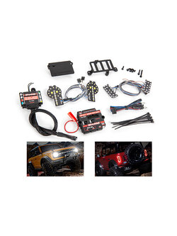 9290 Pro Scale® LED light set, Ford Bronco (2021), complete with power module (includes headlights, tail lights, & distribution block) (fits #9211 body)