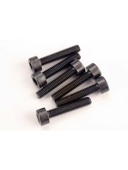 2586 Head screws, 3x15mm cap-head machine (hex drive) (6) (TRX 2.5)