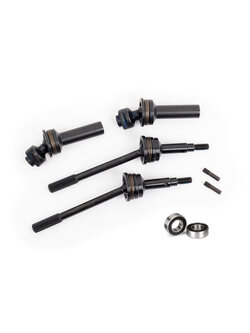 9052R Driveshafts, rear, extreme heavy duty, steel-spline constant-velocity with 6mm stub axles (complete assembly) (2) (for use with #9080 upgrade kit)