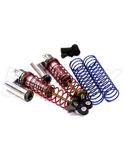 INT-T7964SILVER MSR9 Rear Piggyback Shocks for 1/10 Stampede 2WD, Rustler, Slash 2WD (L=102mm)