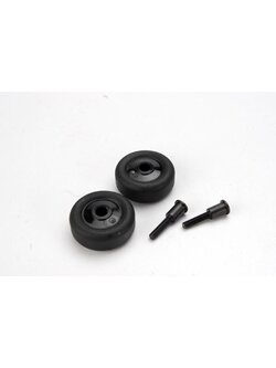 4976 Wheels (4)/ Axles (2), for Maxx wheelie bar