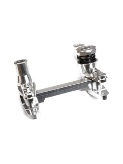 INT-C29378SILVER Billet Machined Steering Bell Crank for Traxxas 1/10 Maxx Truck 4S