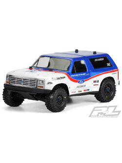 PRO-3423-00 1/10 1981 Ford Bronco Clear Body: Short Course (ใส่ได้กับ Slash2WD, Slash4X4 ต้องเปลี่ยนเสาบอดี้)