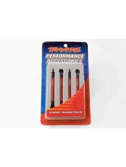 7118X Push rods, aluminum (red-anodized) (4) (assembled with rod ends)