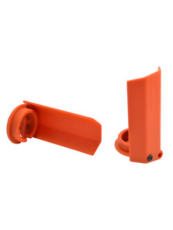 RPM-80438 Shock Shaft Guards for the Traxxas X-Maxx - Orange