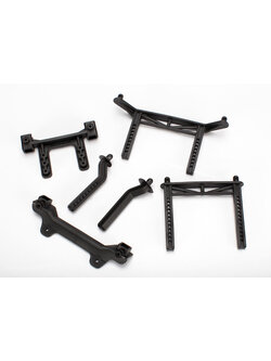3619 Body mounts, front & rear/ body mount posts, front & rear (adjustable)/ 2.5x18mm screw pins (4)