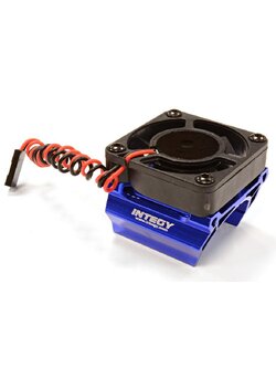 C25861BLUE High Speed Cooling Fan+Heatsink Mount for 28mm O.D. Motor