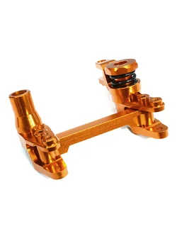 INT-C29378ORANGE Billet Machined Steering Bell Crank for Traxxas 1/10 Maxx Truck 4S