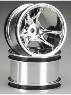 RPM-82213 Chrome Clawz 2.2" Rock Crawler Wheels - Wide Wheelbase