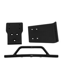 RPM-80022 Black Front Bumper & Skid Plate for the Traxxas Slash 4×4