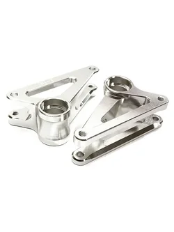 INT-C28628SILVER Billet Machined Alloy 90T PRO2 Front Rocker Arms for 1/10 E-Revo 2.0
