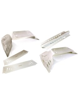 INT-C27049 Stainless Steel Complete Skid Plate Kit for Traxxas X-Maxx 4X4