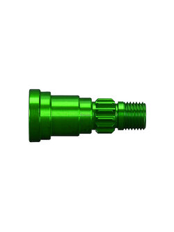 7768G Stub axle, aluminum (green-anodized) (1) (for use only with #7750X driveshaft)