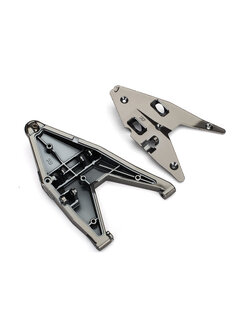 8532X Suspension arm, lower right/ arm insert (satin black chrome-plated) (assembled with hollow ball)