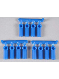 RPM-73375 Heavy Duty Rod Ends (12) 4-40 Neon Blue