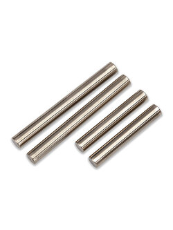 7742 Suspension pin set, shock mount (front or rear, hardened steel), 4x25mm (2), 4x38mm (2)