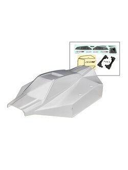 9018 Body, Jato® 4X4 Brushless (also fits Jato® 4X4 VXL) (clear, requires painting)/window masks, decal sheet