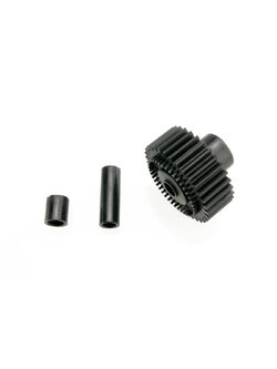 3984X Output gear, 33-tooth (1)/ spacers (2)