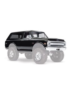 9112X Body, Chevrolet Blazer (1969), complete (black) (includes grill, side mirrors, door handles, windshield wipers, front & rear bumpers, decals)