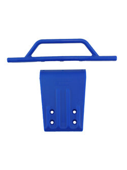 RPM-80955 Front Bumper & Bumper Skid Plate for theTraxxas Slash 2wd & Nitro Slash – Blue