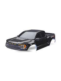 10112-BLK Body, Ford Raptor R, complete (black) (includes grille, tailgate trim, side mirrors, decals, & clipless mounting) (requires #10124 & 10125 body mounts)
