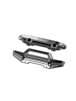 10735-BLKCR Black Chrome Front and Rear Bumper