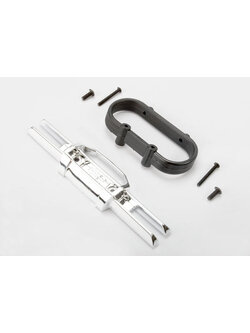 5336A Bumper, rear (chrome)/ bumper mount, rear/ 4x10mm BCS (2)/ 3x25mm BCS (2)