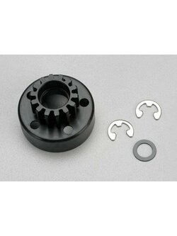 5214 Clutch bell (14-tooth)/5x8x0.5mm fiber washer (2)/ 5mm e-clip (requires 5x10x4mm ball bearings part #4609) (1.0 metric pitch)