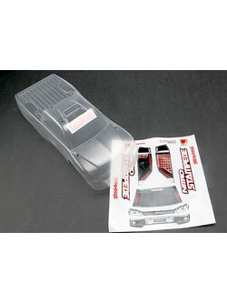 4112 Body, Nitro Stampede (clear, requires painting)/window, grill, lights decal sheet