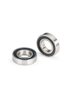 10719 Ball bearings, black rubber sealed (7x14x3.5mm) (2)