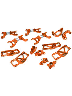 INT-C29368ORANGE Billet Machined Suspension Kit for Traxxas 1/10 Maxx Truck 4S