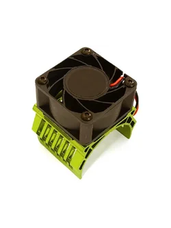 INT-C28604GREEN 42mm Motor Heatsink+40x40mm Cooling Fan 17k rpm for 1/10 Summit & E-Revo