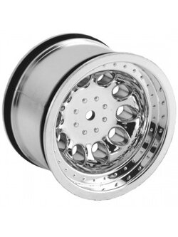 RPM-82283 Chrome Revolver Monster Truck Wheels, StableMaxx Offset (14mm Hex)