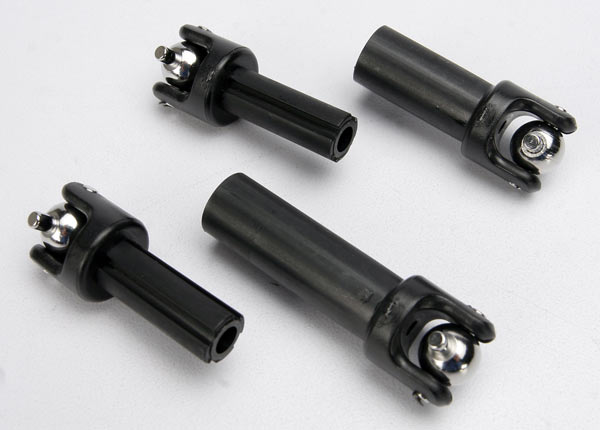 5151 Half shafts, center (front and rear) (external-splined (2)/ internal-splined (2))/ metal u-joints (4)