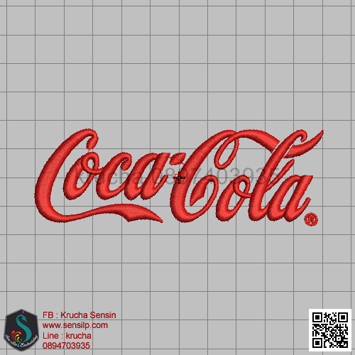 ไฟล์บล็อคปัก Coke 1