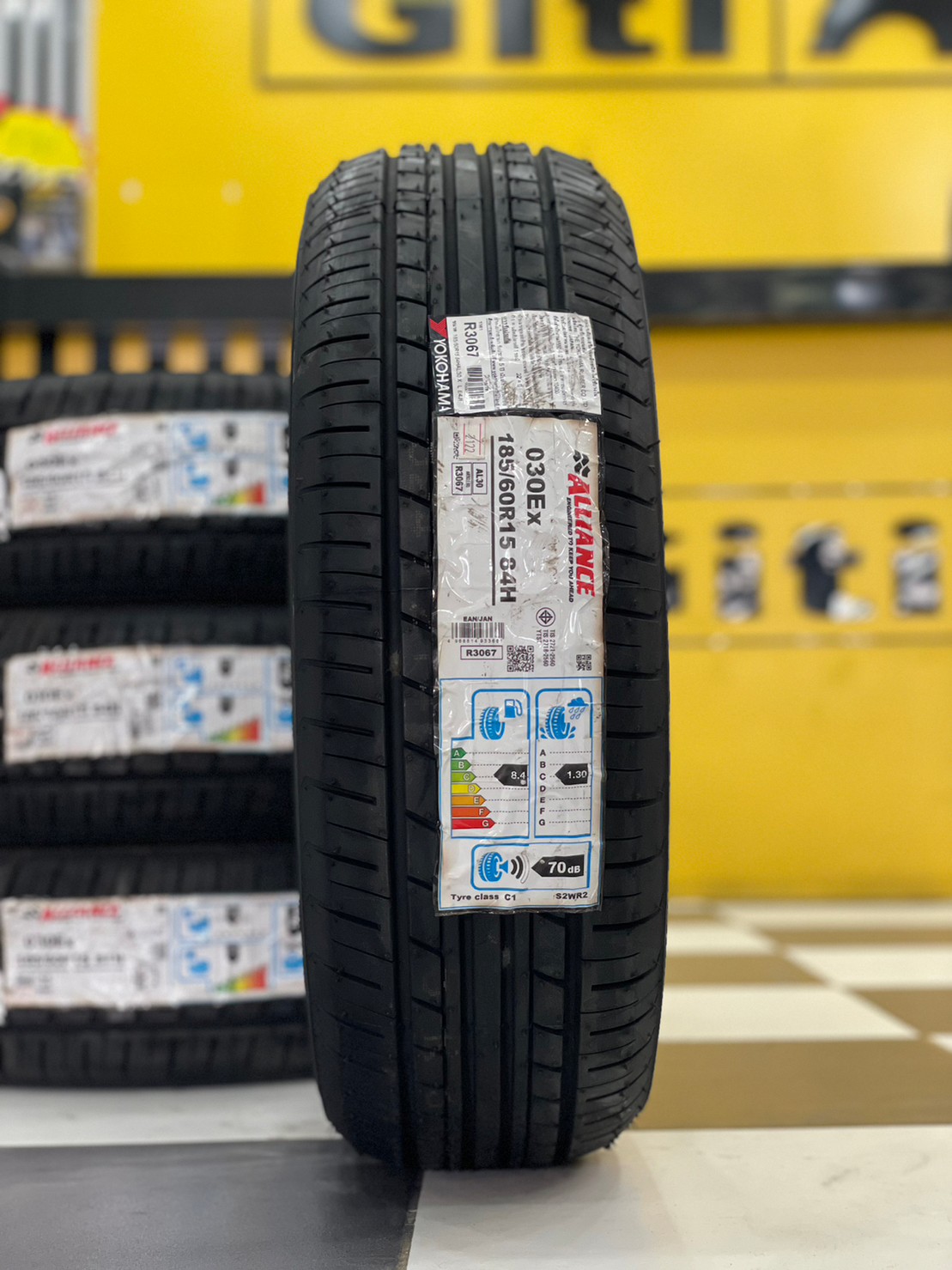 🇯🇵 YOKOHAMA 🇯🇵 #ALLIANCE : AL30 185/60R15 ยางใหม่ปี2022 (4เส้น) พร้อมติดตั้งฟรี